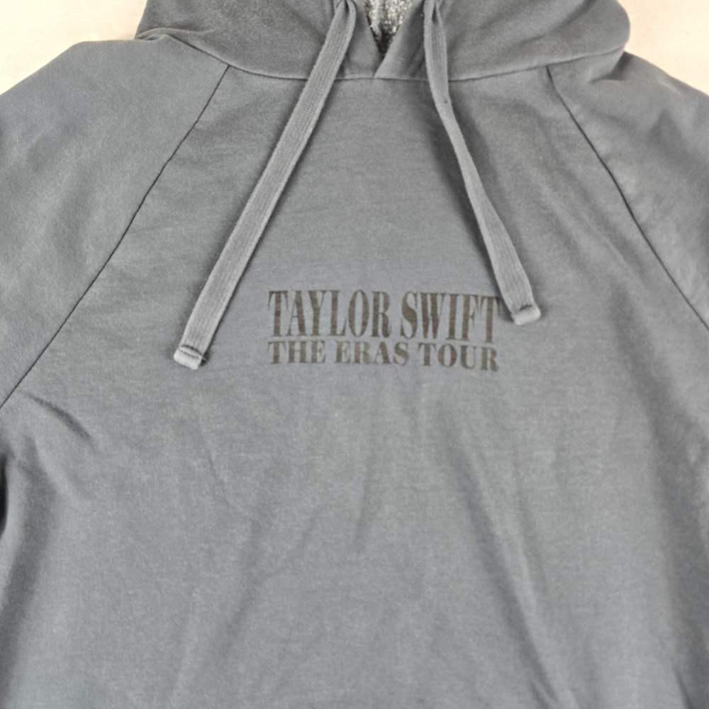 Taylor Swift The Eras Tour 2023 Merch Gray Hoodie Sweatshirt Women Large - Picture 2 of 8